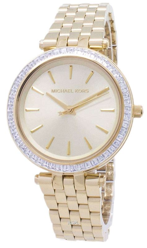 michael kors mini darci watch gunmetal|Michael Kors Women's Mini Darci Gold.